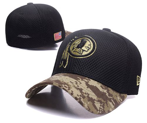 NFL Men's Washington Redskins New Era Graphite Salute to Service Sideline 39THIRTY Flex Hat